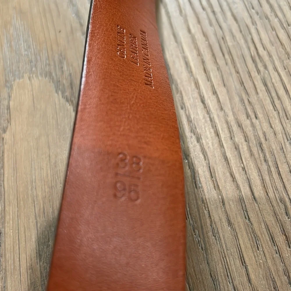 Bosca Canada 🇨🇦 Made Leather Belt Size 38/95